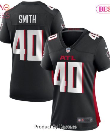 Customizable Atlanta Falcons Jersey - Black #40 - Premium Nfl Fan Gear For Game Day