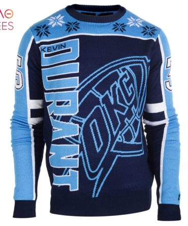 Best Kevin Durant Oklahoma City Thunder Nba Player Ugly Christmas Sweater