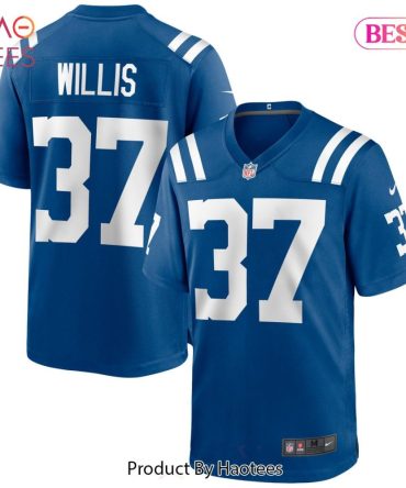 Authentic Blue Nfl Jersey - Custom Name & Number 37 - Premium Quality Sportswear