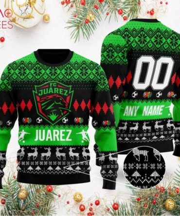 Customizable Fc Juarez Christmas Sweater – Perfect Holiday Gift For Soccer Fans