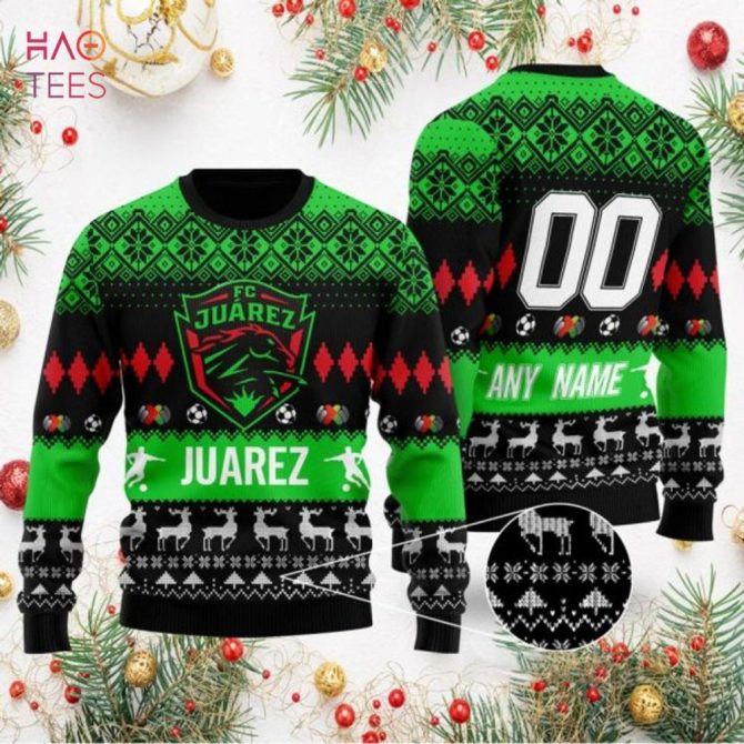 Customizable Fc Juarez Christmas Sweater – Perfect Holiday Gift For Soccer Fans