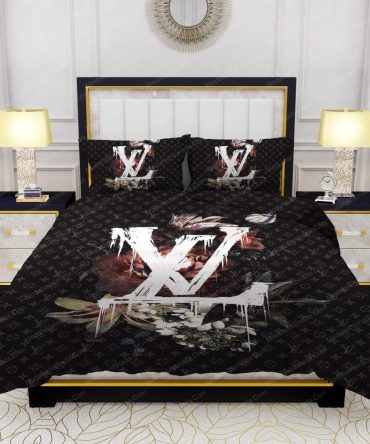 Lily Peony Louis Vuitton Bedding Sets