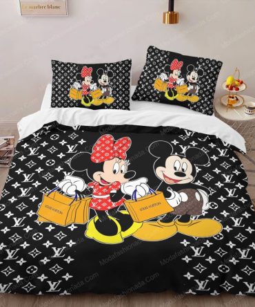 Louis Vuitton Mickey Mouse Bedding Sets