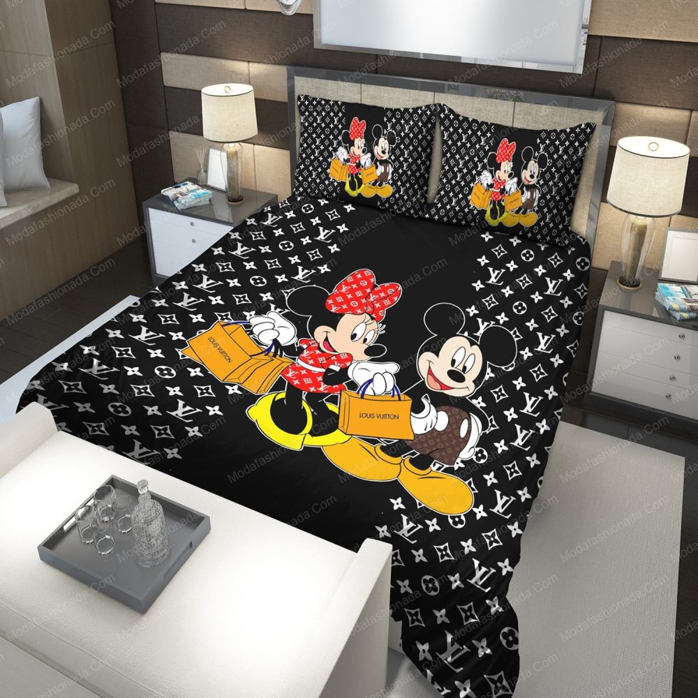 Louis Vuitton Mickey Mouse Bedding Sets - Image 5