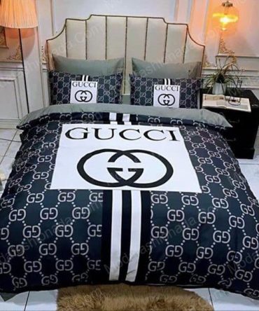 Luxury Gucci Logo Fashion Brands 37 Bedding Set