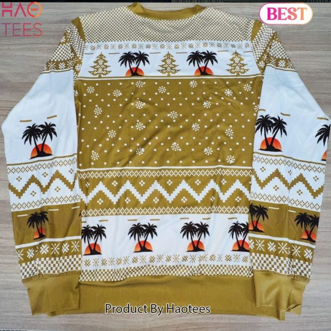 Cozy Malibu Sunset Christmas Sweater - Festive Holiday Knit With Tropical Vibes - Image 3