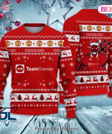 Festive Manchester United Christmas Sweater - Perfect Gift For Fans!