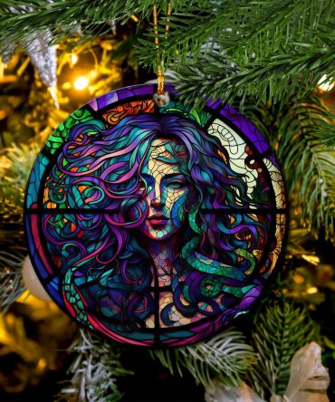 Medusa Snakes Women Mask Ceramic Ceramic Ornament Perfect Gift For Holiday
