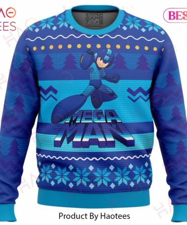 Cozy Mega Man Holiday Sweater – Perfect For Gamers & Fans , Limited Edition!