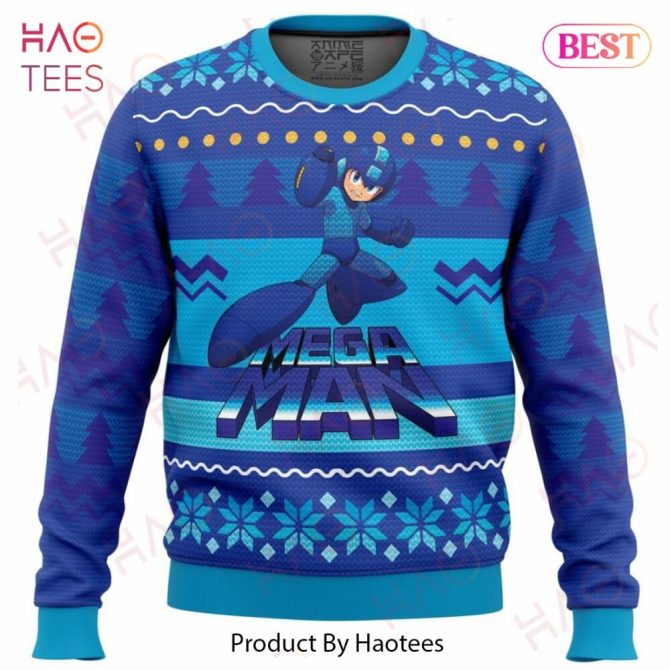 Cozy Mega Man Holiday Sweater – Perfect For Gamers & Fans , Limited Edition!