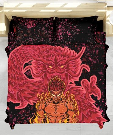 Might Guy 8Th Gate Shippuden Bedding Set