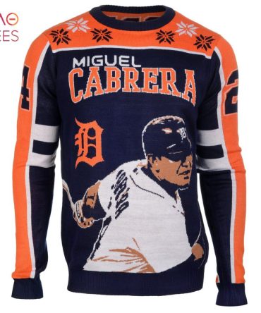 Best Miguel Cabrera Detroit Tigers Mlb Ugly Player Ugly Christmas Sweater