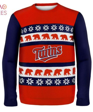 Best Minnesota Twins Mlb Ugly Christmas Sweater Wordmark