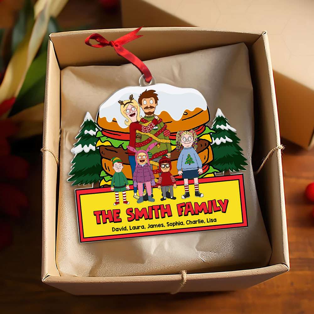 Personalized Gifts For Family, Tasty Acrylic Ornament Christmas 04Xqti091124Hg
