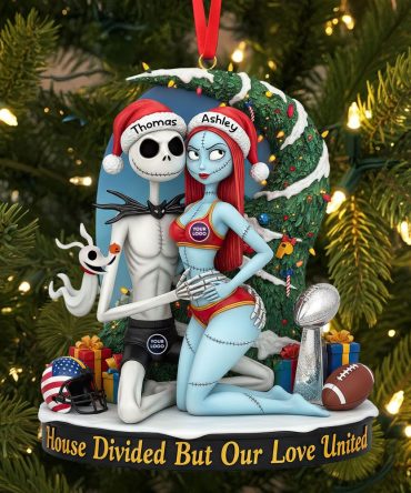 Spooky Couple Ornament - Personalized Gifts For Couple 05Huti290925
