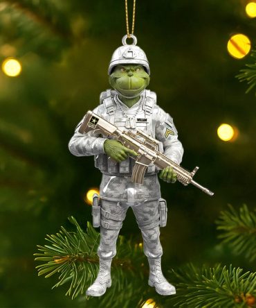 Green Veteran Ornament - Personalized Gifts For Veterans 02Tgti110925