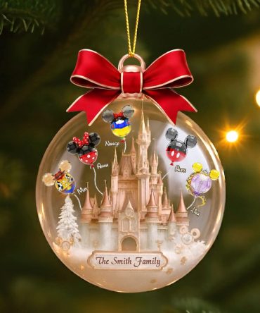 Balloon Fairytale Family Ornament - Personalized Gifts For Family 04Ohti250925