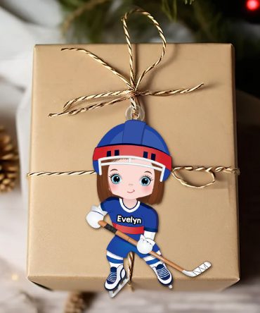 Personalized Christmas Gift For Hockey Lover Ornament Ice Hockey Player 012Acti111124Ha