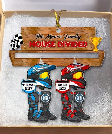 Personalized Christmas Gift For Family Ornament Motorcross Family 02Huhu151024
