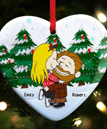 Personalized Gifts For Couple  Ornament 062Acti041124Hhhg Kissing You