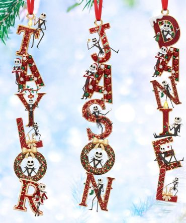 Custom Alphabet Letter Ornament Personalized Christmas Gifts 04Ohti251025