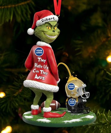 Funny Green Monster Ornament - Personalized Gifts For Sport Lovers 01Huti011025