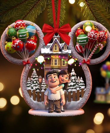 Cartoon Couple Ornament - Personalized Gifts For Couple 03Tgti190825