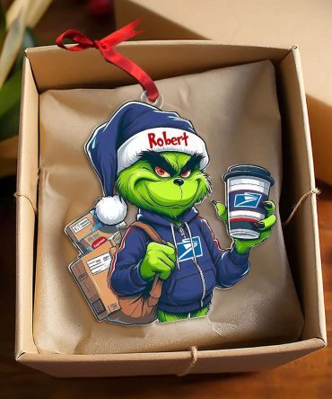 Personalized Christmas Gift For Postal Worker Ornament, How The Postal Worker Saved Christmas 06Qhti051124