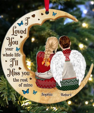 Personalized Gifts For Heaven Christmas Ornament 03Ohti071124