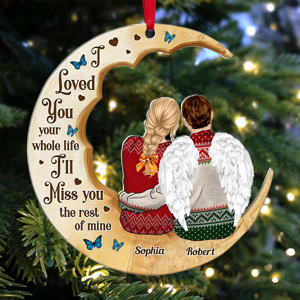 Personalized Gifts For Heaven Christmas Ornament 03Ohti071124