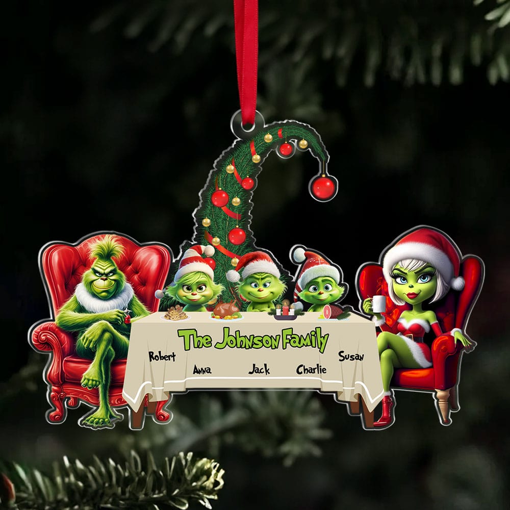 Personalized Gifts For Family Acrylic Ornament 03Ohti101024