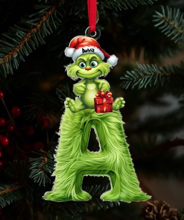 Custom Alphabet Letters Gifts For Kids Christmas Ornament 01Kati281024