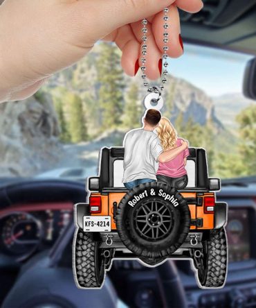 Personalized Car Ornament Gifts For Couple Together Is Our Favorite Place