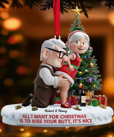 Old Naughty Couple Ornament - Personalized Gifts For Couple 03Ohti100925