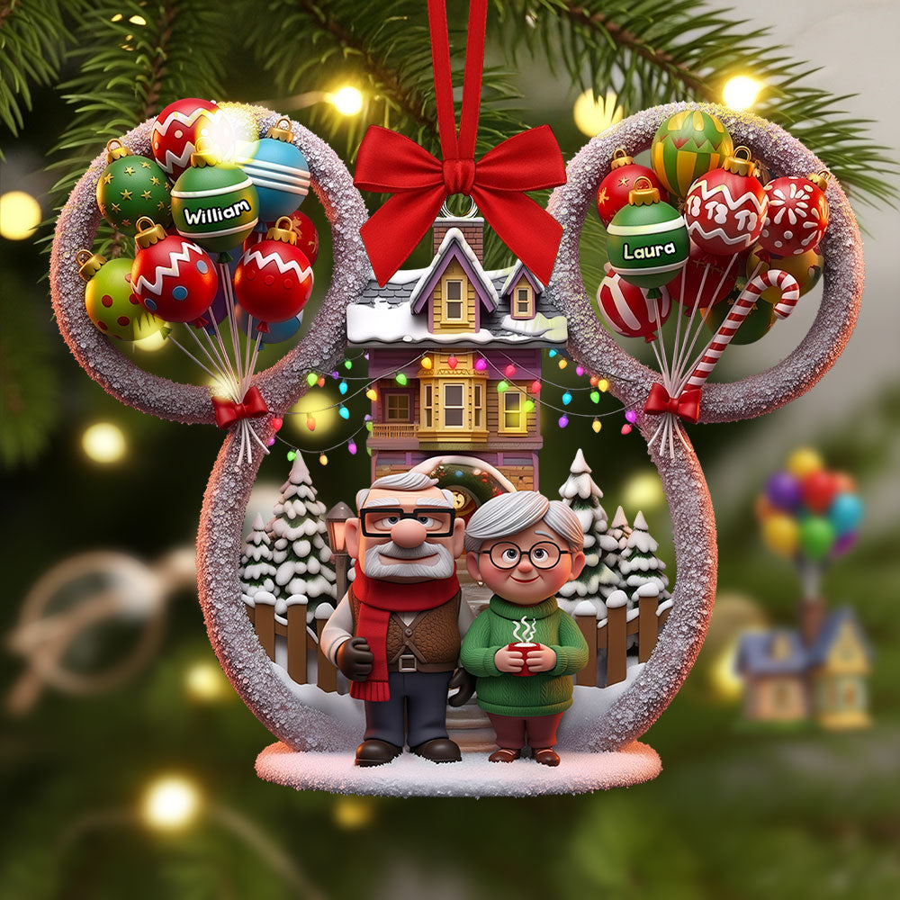 Cartoon Couple Ornament - Personalized Gifts For Couple 03Tgti190825 - Image 2