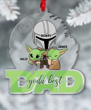 You Are Best Dad Personalized Christmas Ornament Gifts For Dad
