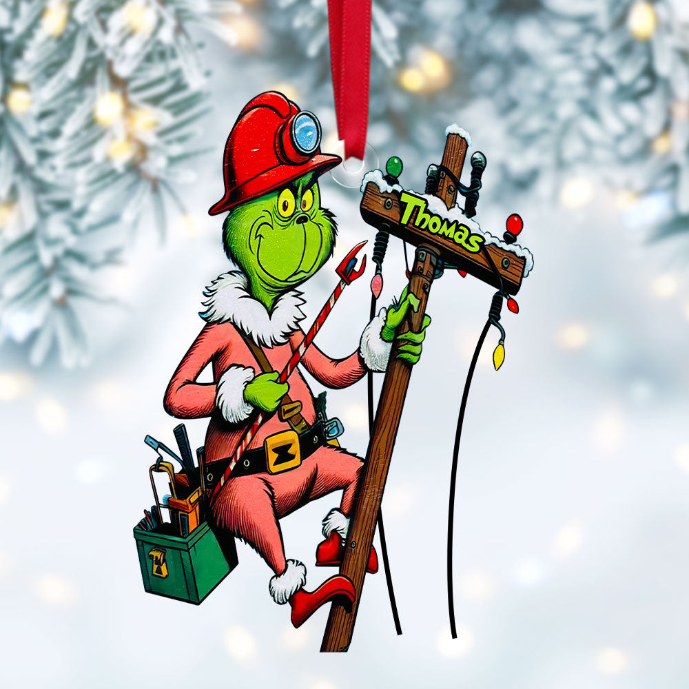 Personalized Gift For Lineman Ornament, How The Lineman Saved Christmas 01Qhti041124 - Image 4