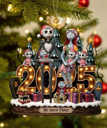 Spooky Family Ornament - Personalized Gifts For Family 05Pati050925