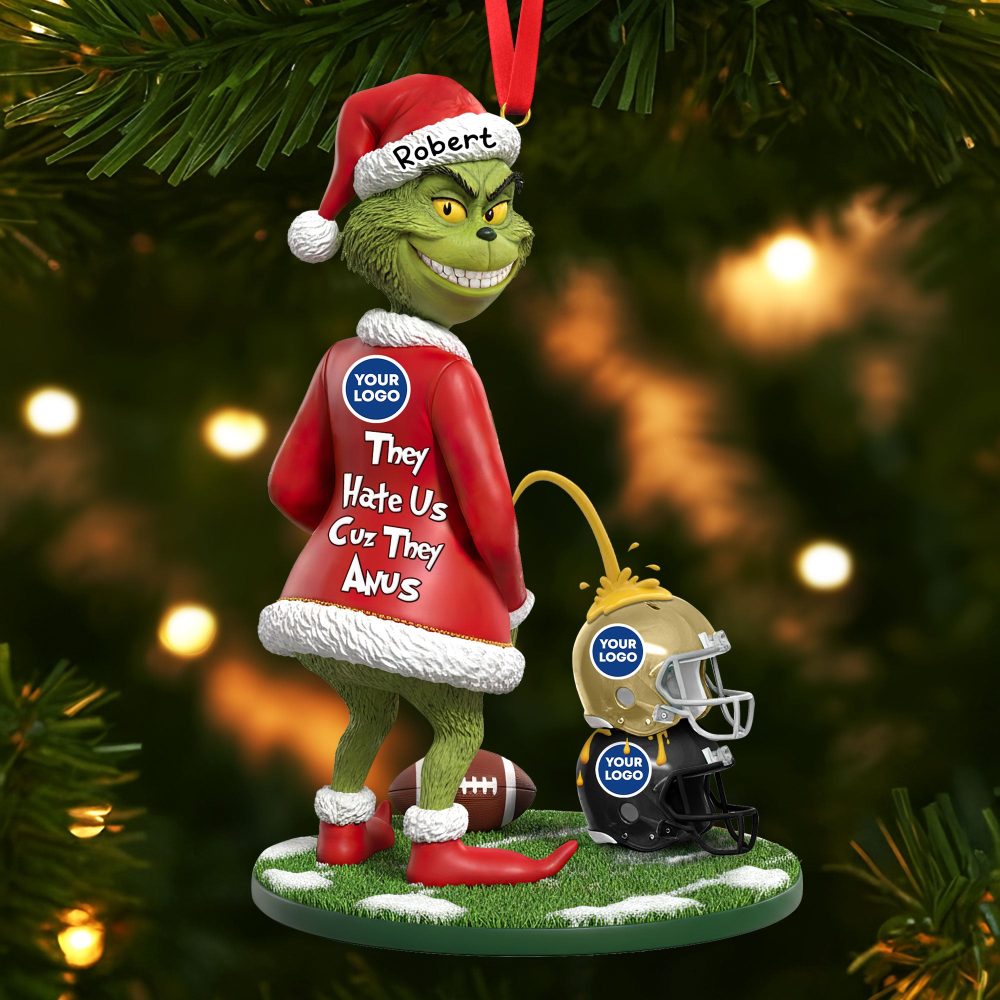 Funny Green Monster Ornament - Personalized Gifts For Sport Lovers 01Huti011025 - Image 2