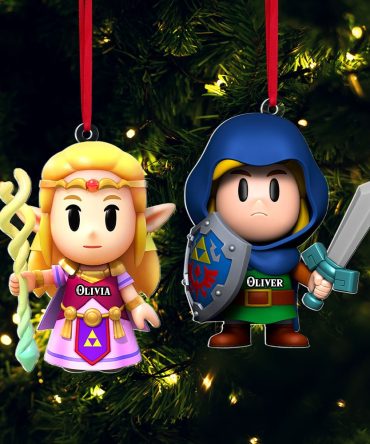 Personalized Christmas Gifts For Gamer Couple Ornament 04Kati280924