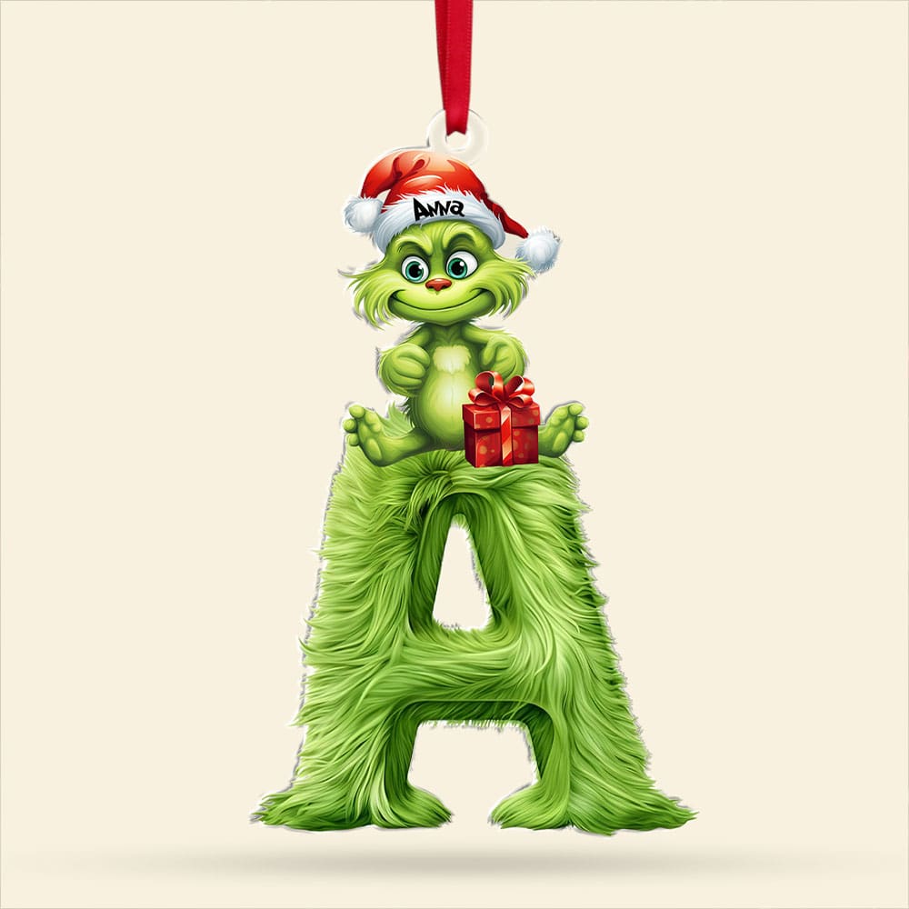 Custom Alphabet Letters Gifts For Kids Christmas Ornament 01Kati281024 - Image 5