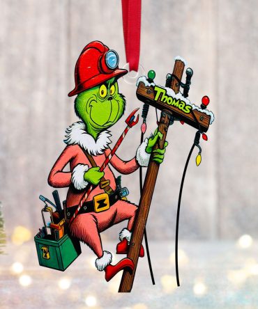 Personalized Gift For Lineman Ornament, How The Lineman Saved Christmas 01Qhti041124