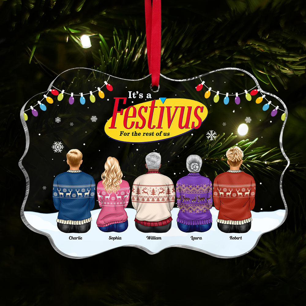 Personalized Gifts For Family Christmas Ornament 01Acti201124 A Festivus For The Rest Of Us