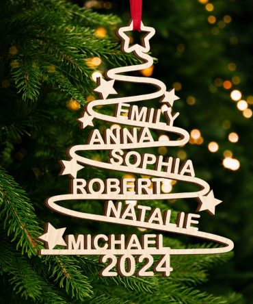 Personalized Gifts For Family Christmas Ornament 04Nati230924
