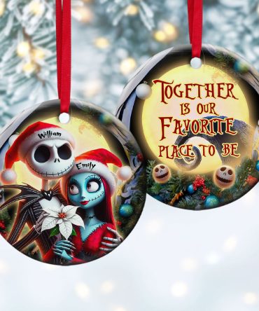 Personalized Gifts For Horror Couple Ornament, Character 01Tgti081124