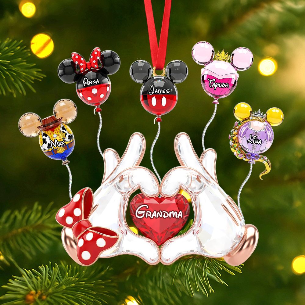 Fairytale Balloon Grandma Ornament - Personalized Gifts For Grandma 02Ohti240925