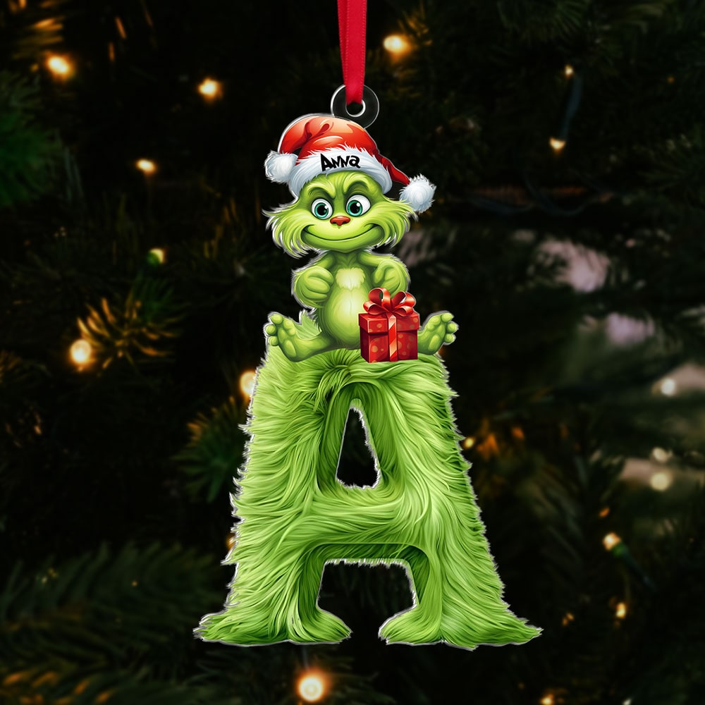 Custom Alphabet Letters Gifts For Kids Christmas Ornament 01Kati281024 - Image 4