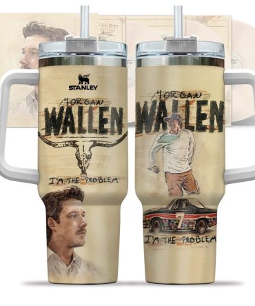 Morgan Wallen Music Custom Stanley Quencher 40Oz Stainless Steel Tumbler With Handle, Stanley Cup, Tumbler Cup, Best Gift