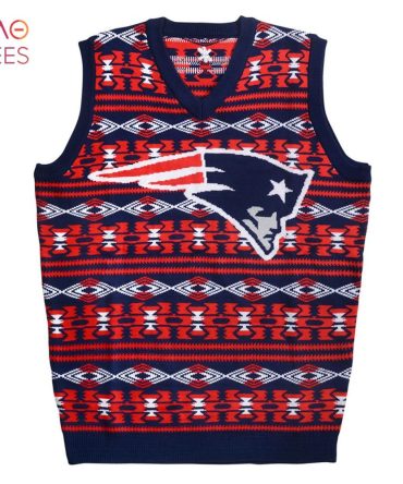 Best New England Patriots Aztec Nfl Ugly Christmas Sweater Vest
