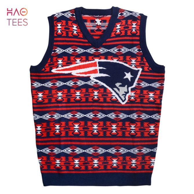 Best New England Patriots Aztec Nfl Ugly Christmas Sweater Vest